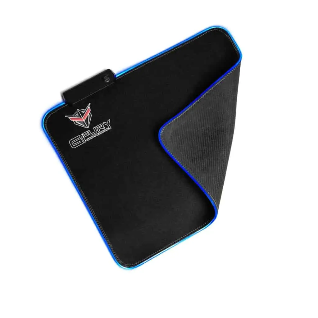 GFury GF-MP001 (Black with RGB) adjustable light theme Gaming Mousepad