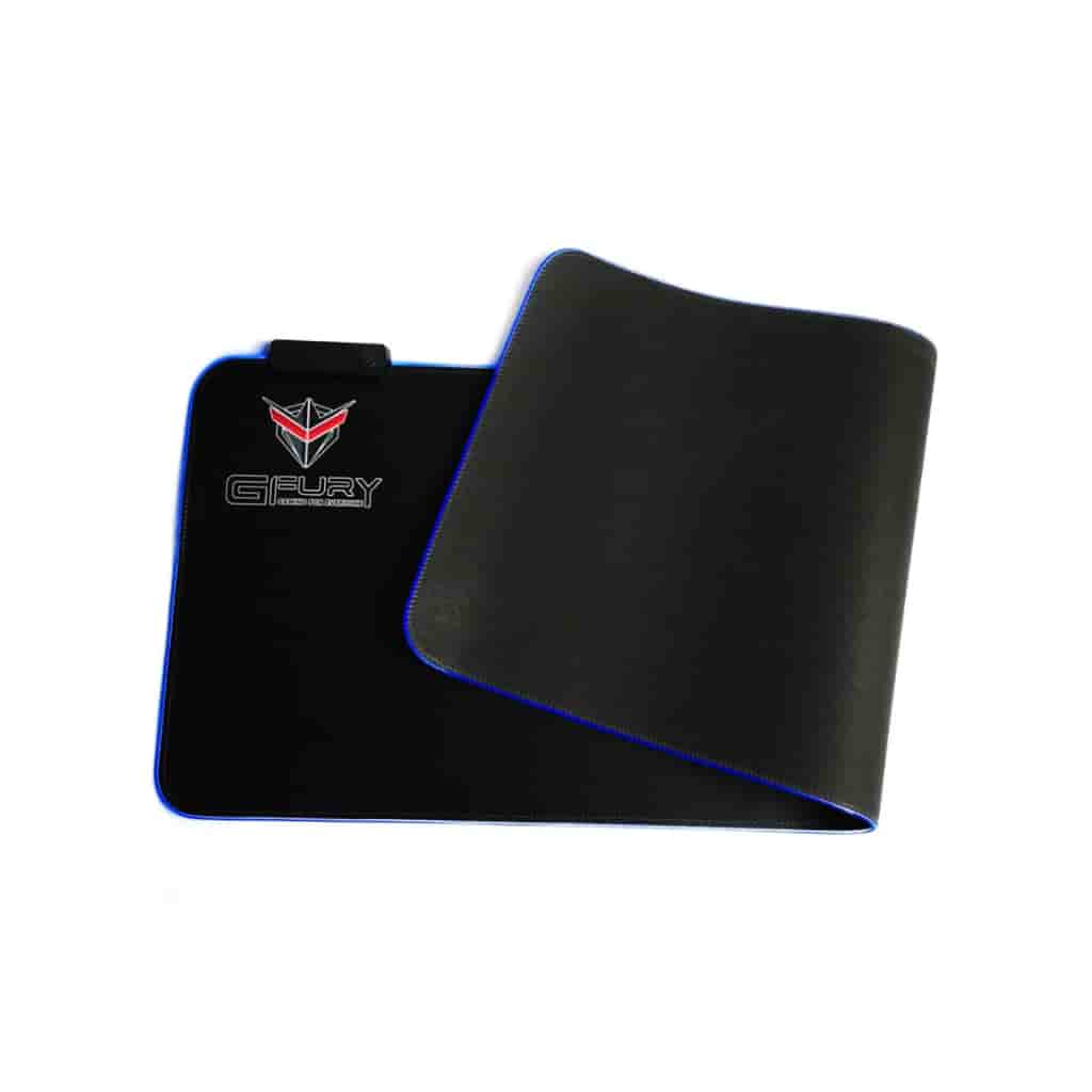 GFury GF-MP002 (Black with RGB) adjustable light theme Gaming Mousepad