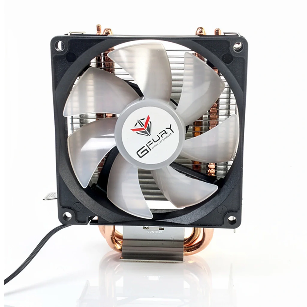 GFury CW11 NERO N-200 (Black White with RGB) Air CPU Cooler Fan