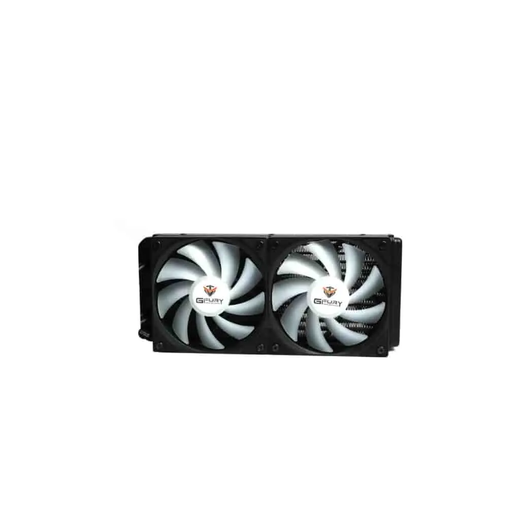 GFury GF-240 (Black) Hurrican 240mm ARGB AIO Liquid CPU Cooler image 4