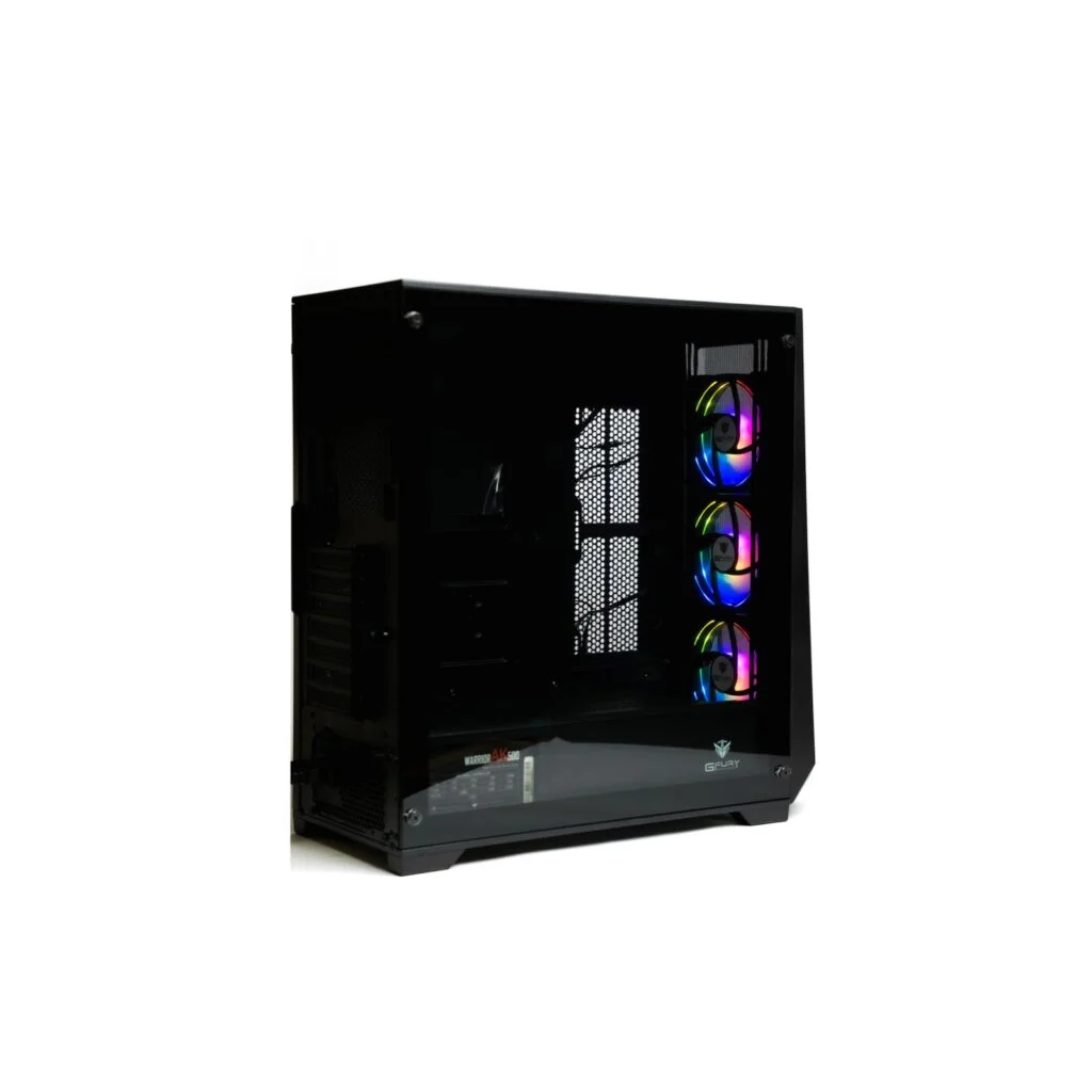 Buy GFury Pluto GF-390 (Black) Anti-Dust Filter with Liquid Cooler Support & Left-Side Tempered Glass Gaming PC Case online in Pakistan at WaddaGamer