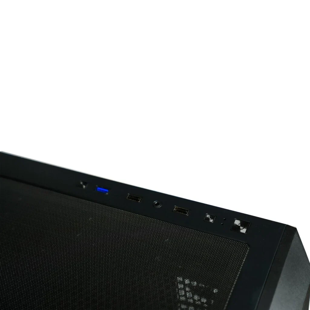 GFury Pluto GF-390 (Black) Anti-Dust Filter with Liquid Cooler Support & Left-Side Tempered Glass Gaming PC Case image 4