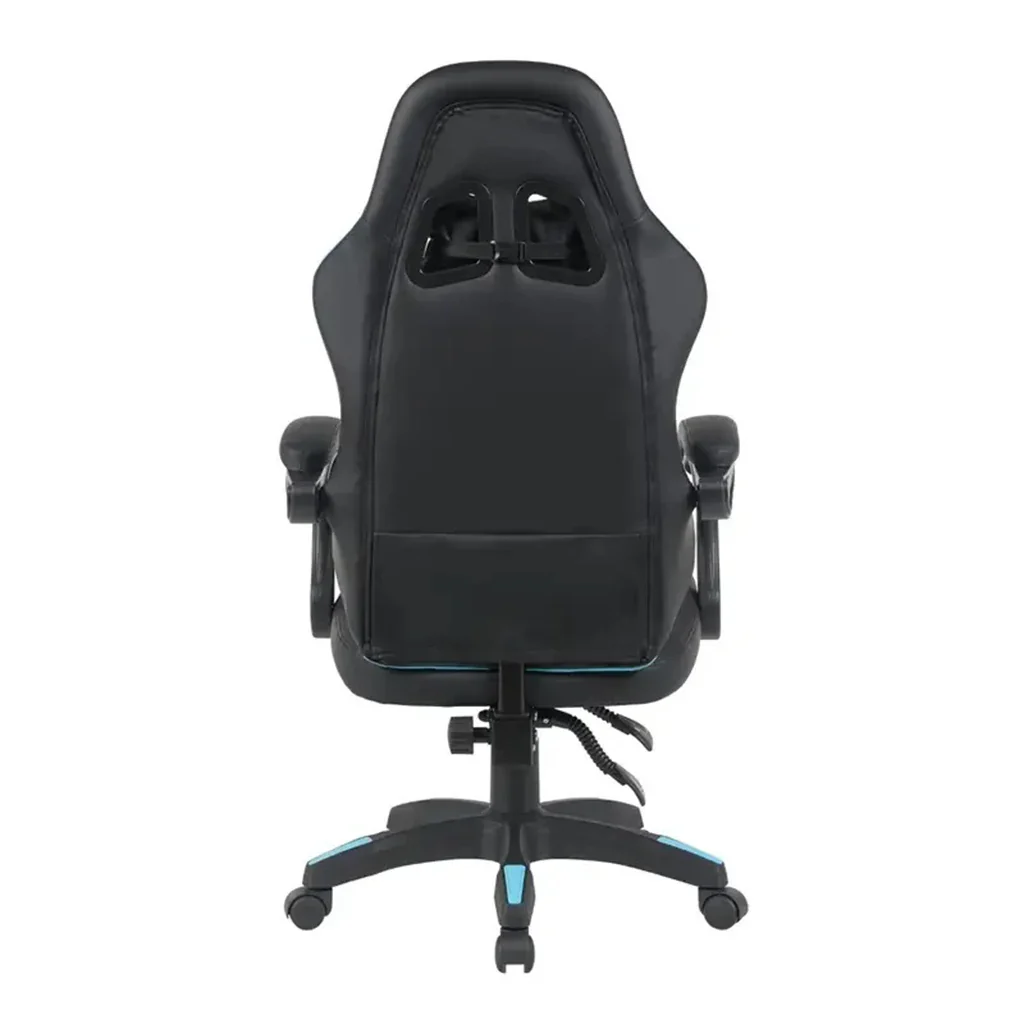 GFury KW-G8193 (Black & Blue) Premium Leather with 20mm Nylon Base Gaming Chair
