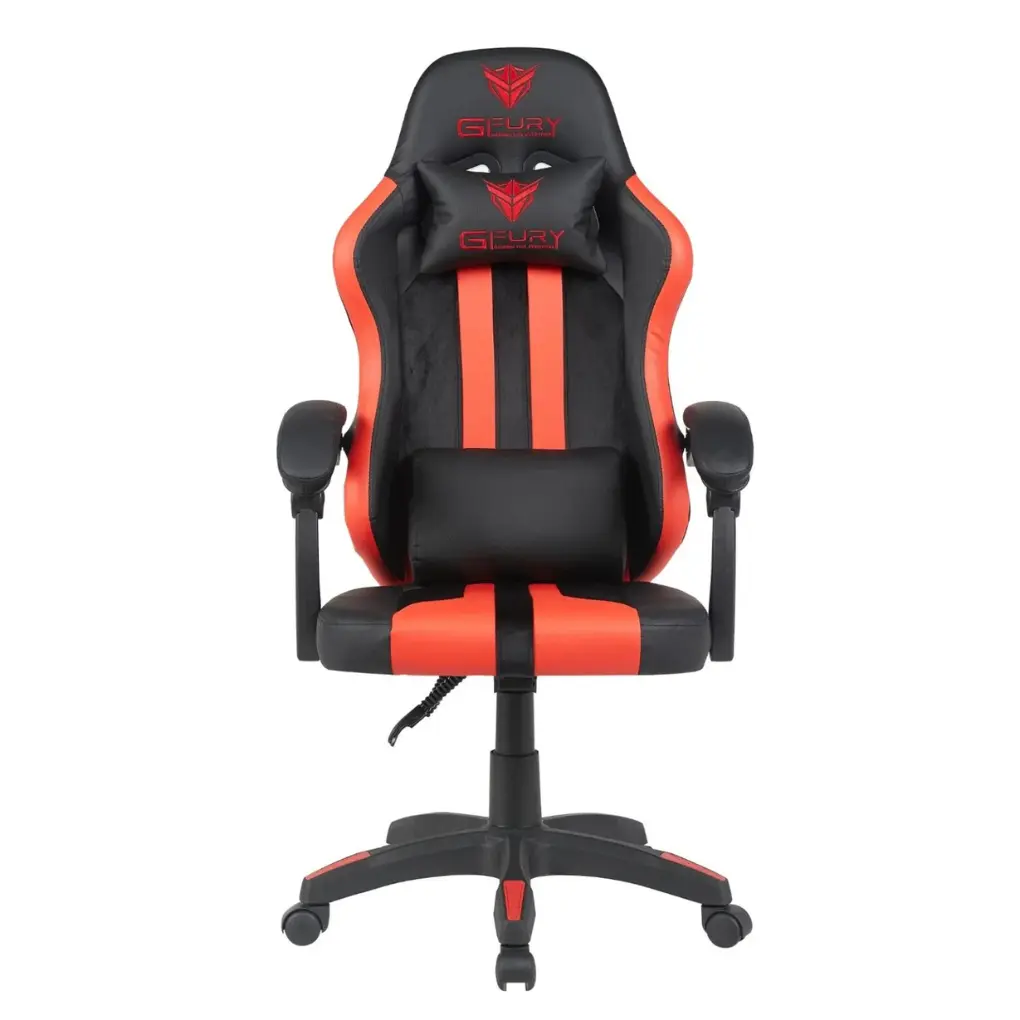 GFury KW-G8193 (Black & Red) Premium Leather Gaming Chair