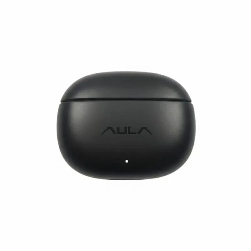 AULA audio AULA H150 (Black) with ANC, Bluetooth 5.4 & 28 Hours Battery Life True Wireless Earbuds front view