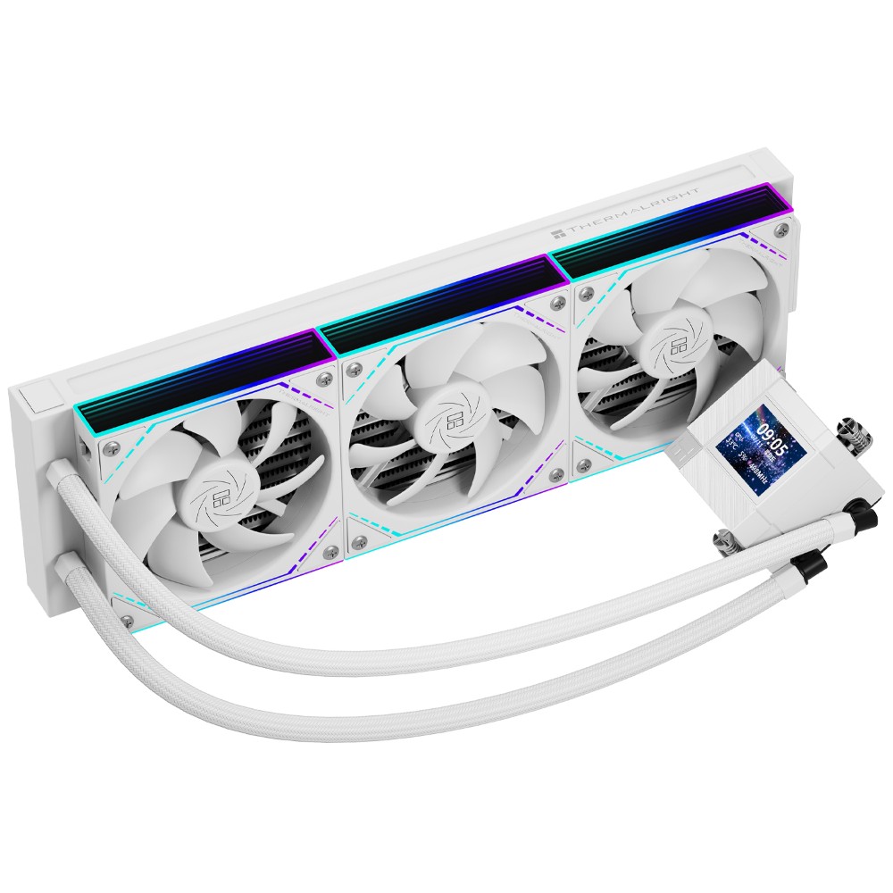 Thermalright Core Matrix 360 Vision (White) 3.95″ IPS LCD Display with ARGB Fans AIO Liquid CPU Cooler