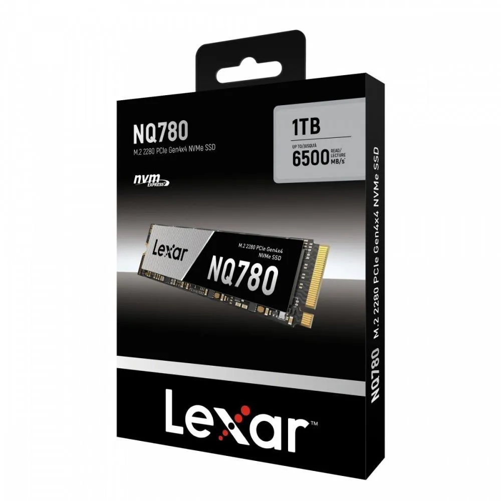 Lexar NQ780 1TB (Black) Gen4 NVMe M.2 Internal Solid State Drive (SSD)