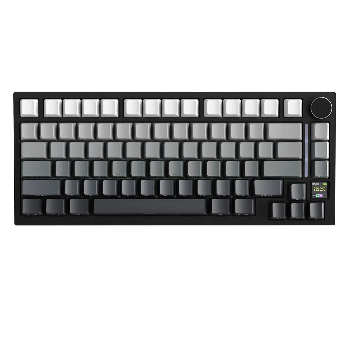 Attack Shark pc gear Attack Shark X820 (Moonlight Gradient) Ultra Tri-mode Gasket Mechanical Keyboard front view
