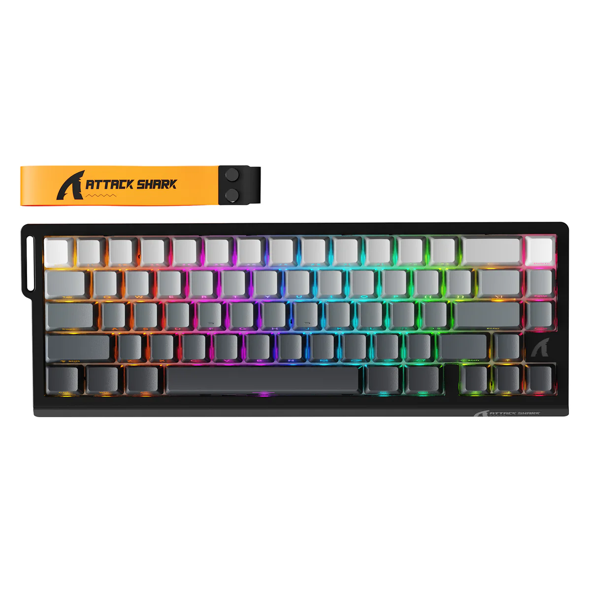 Attack Shark pc gear Attack Shark X68 Pro HE (Moonlit Night) Wireless Rapid Trigger Gaming Keyboard front view