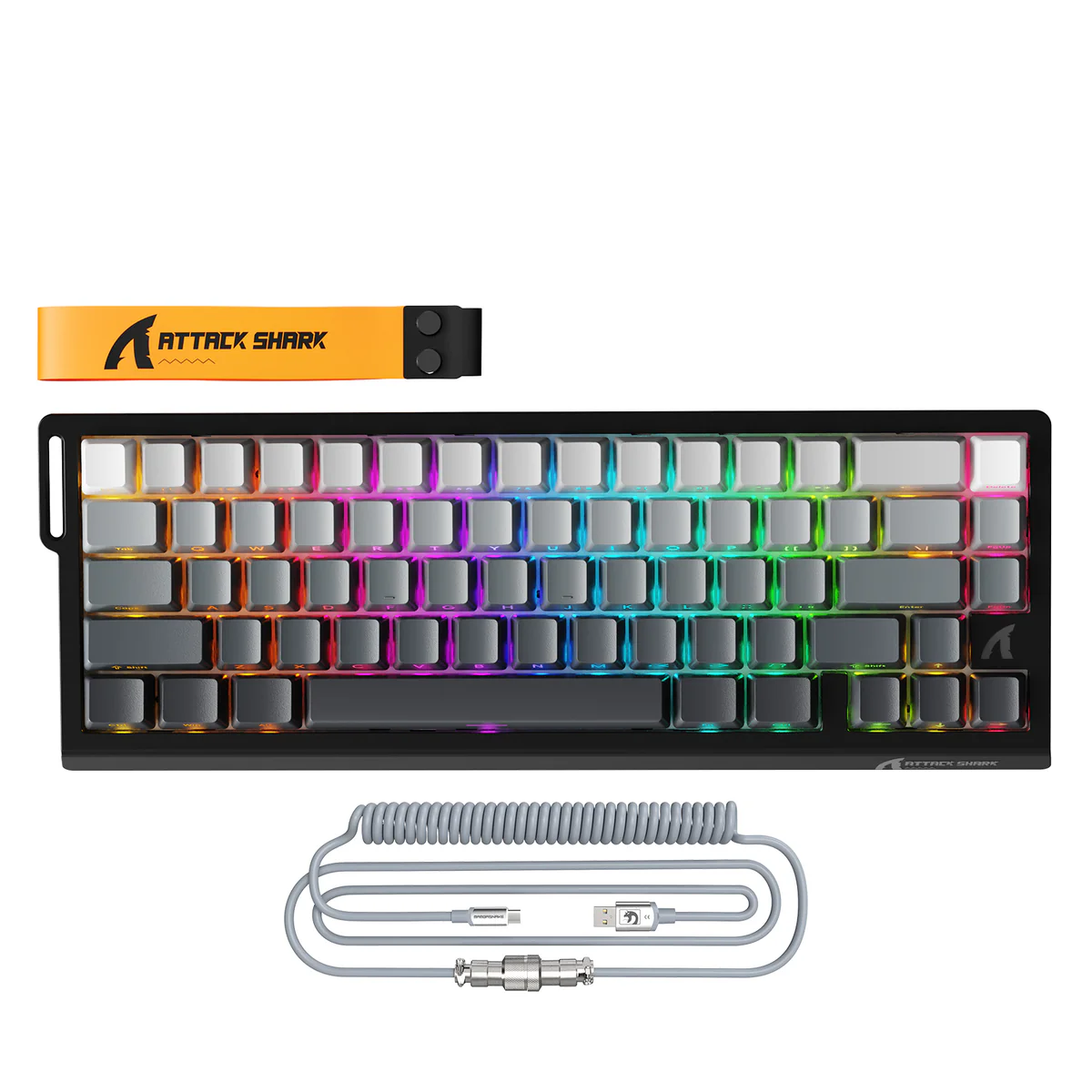 Buy Attack Shark X68 Pro HE (Moonlit Night) Wireless Rapid Trigger Gaming Keyboard online in Pakistan at WaddaGamer