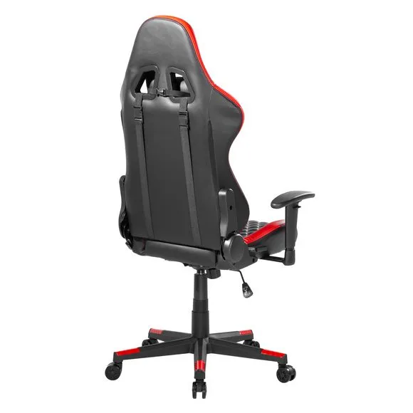 MXG GCH-01 (Black & Red) Large Diamond Quilted PU Gaming Chair