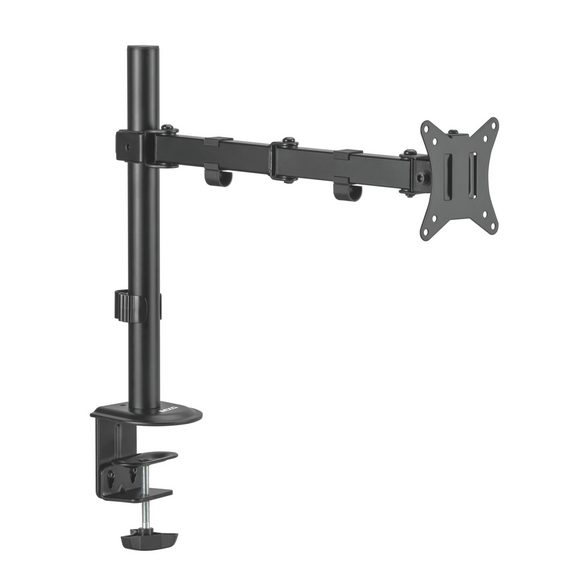 MXG BMA-12P (Matte Black) Single Monitor Steel Articulating Monitor Arm