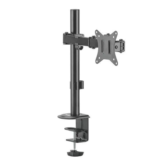 MXG screens MXG BMA-12P (Matte Black) Single Monitor Steel Articulating Monitor Arm front view