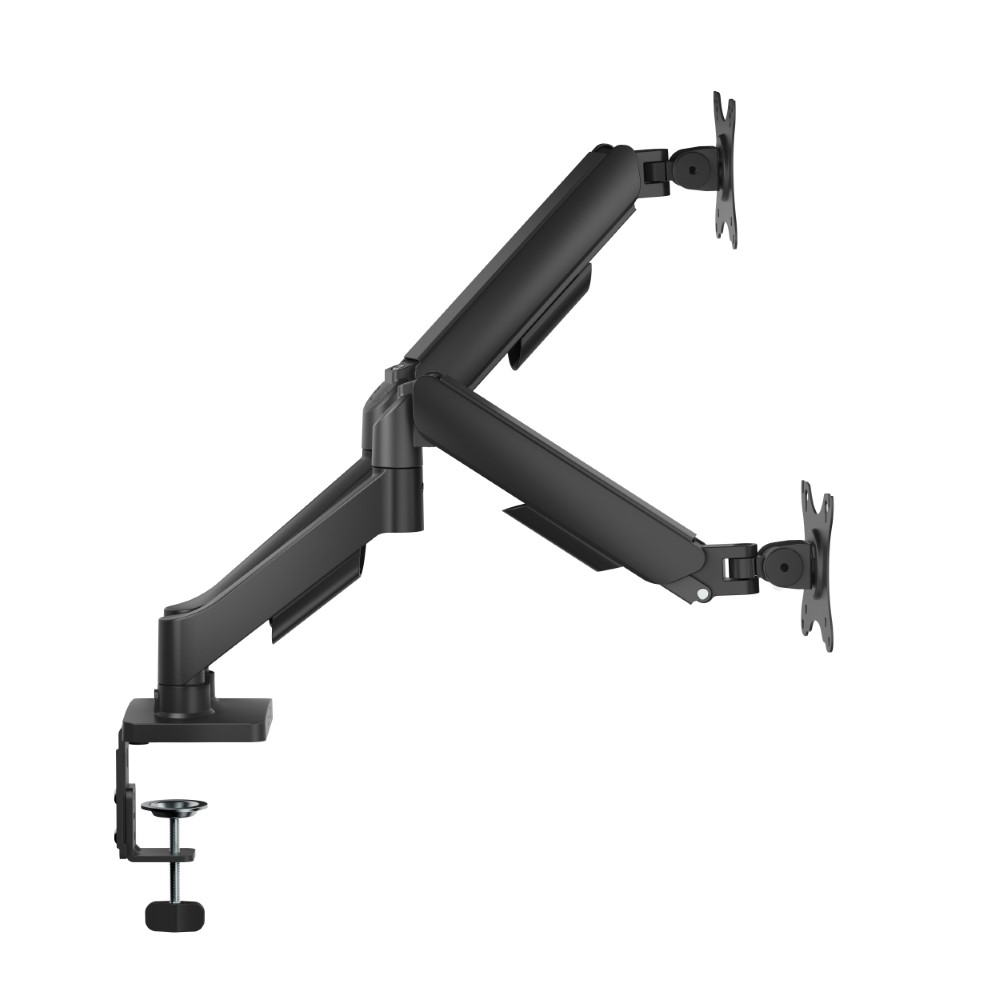 MXG EMA-24 (Black Specs) Economical Mechanical Spring Dual Monitor Arm