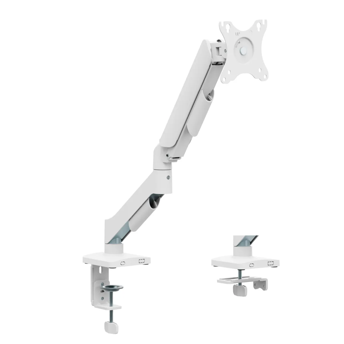 MXG EMA-12 (White) Economical Mechanical Spring Single Monitor Arm