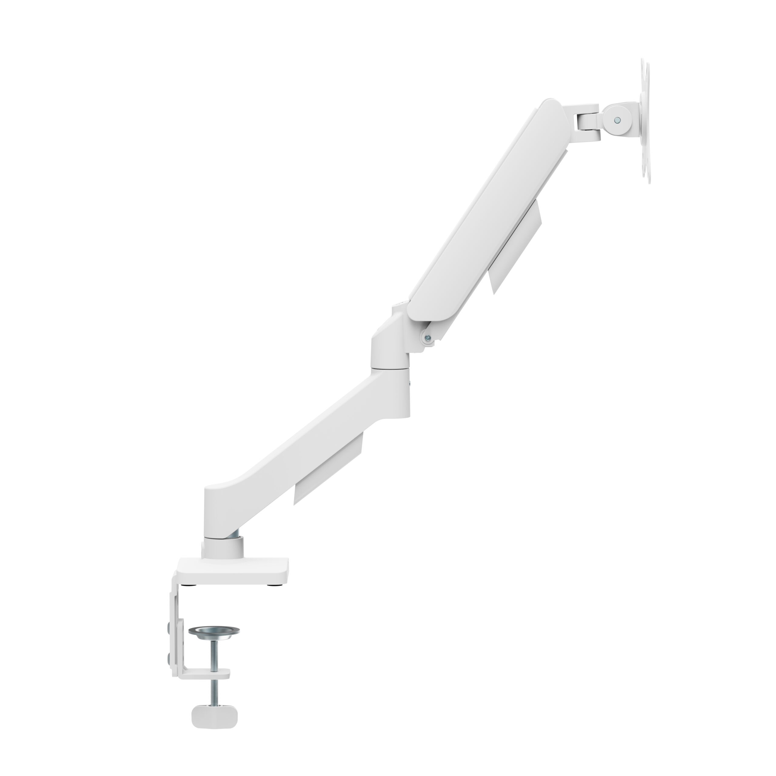 MXG EMA-12 (White) Economical Mechanical Spring Single Monitor Arm