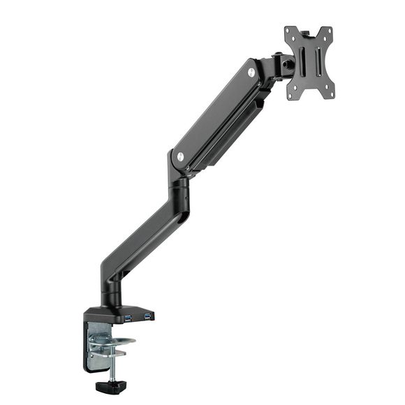 MXG BMA-12U (Matte Black) Single Premium Aluminum Monitor Arm