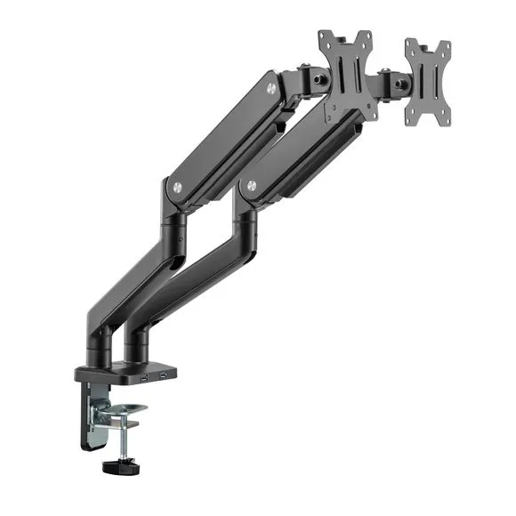 MXG BMA-24U (Matte Black) Dual Premium Aluminum Spring Monitor Arm image 4