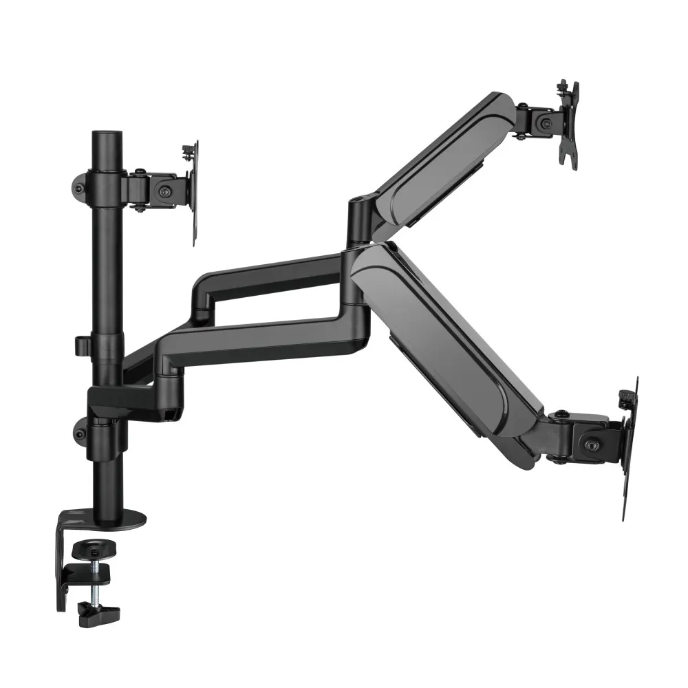 MXG BMA-36 (Black) Triple Pole Mounted Premium Aluminum Spring Monitor Arm image 4