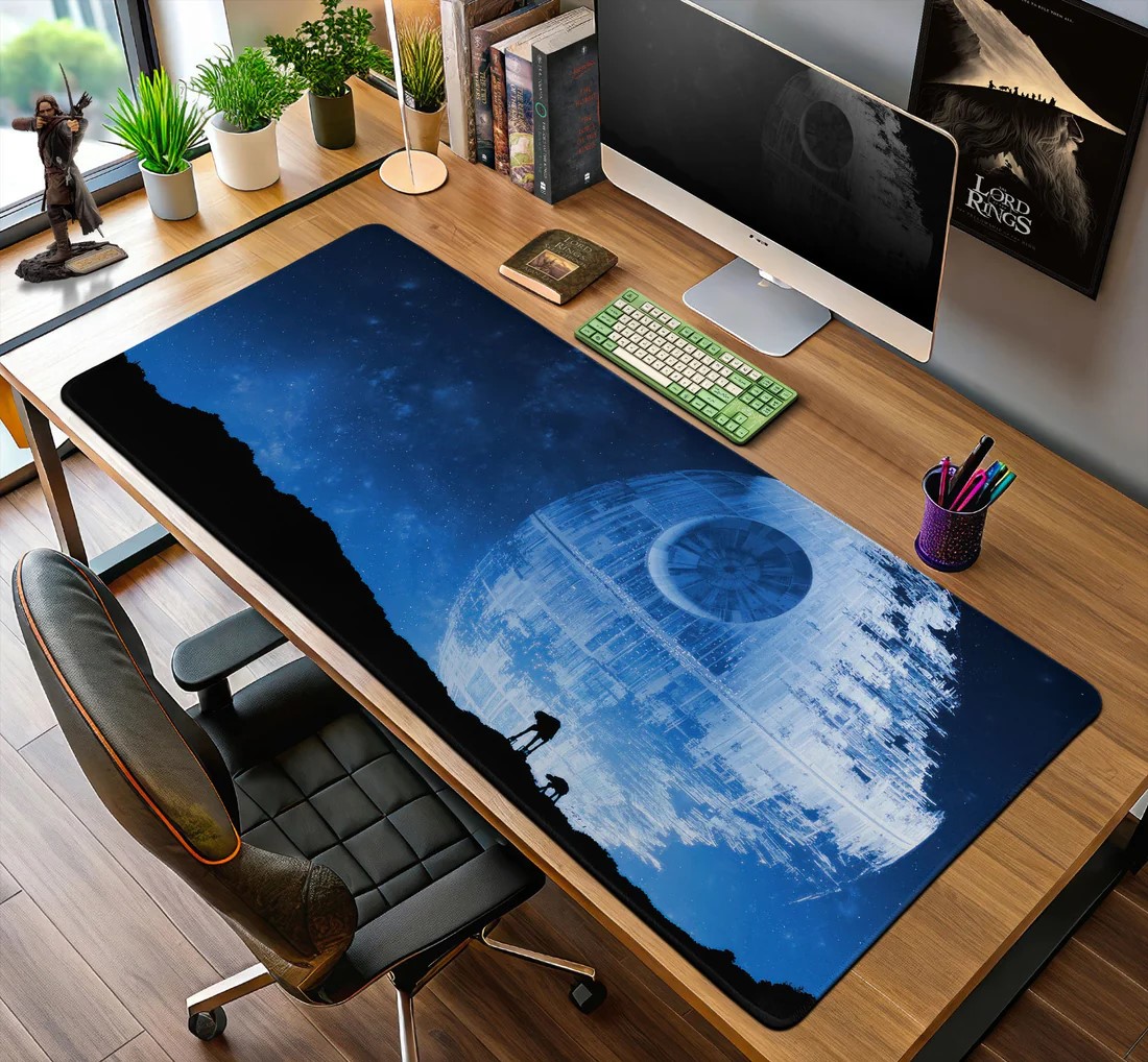Ajazz Star Wars Death Star (Black) Large Gaming Mousepad