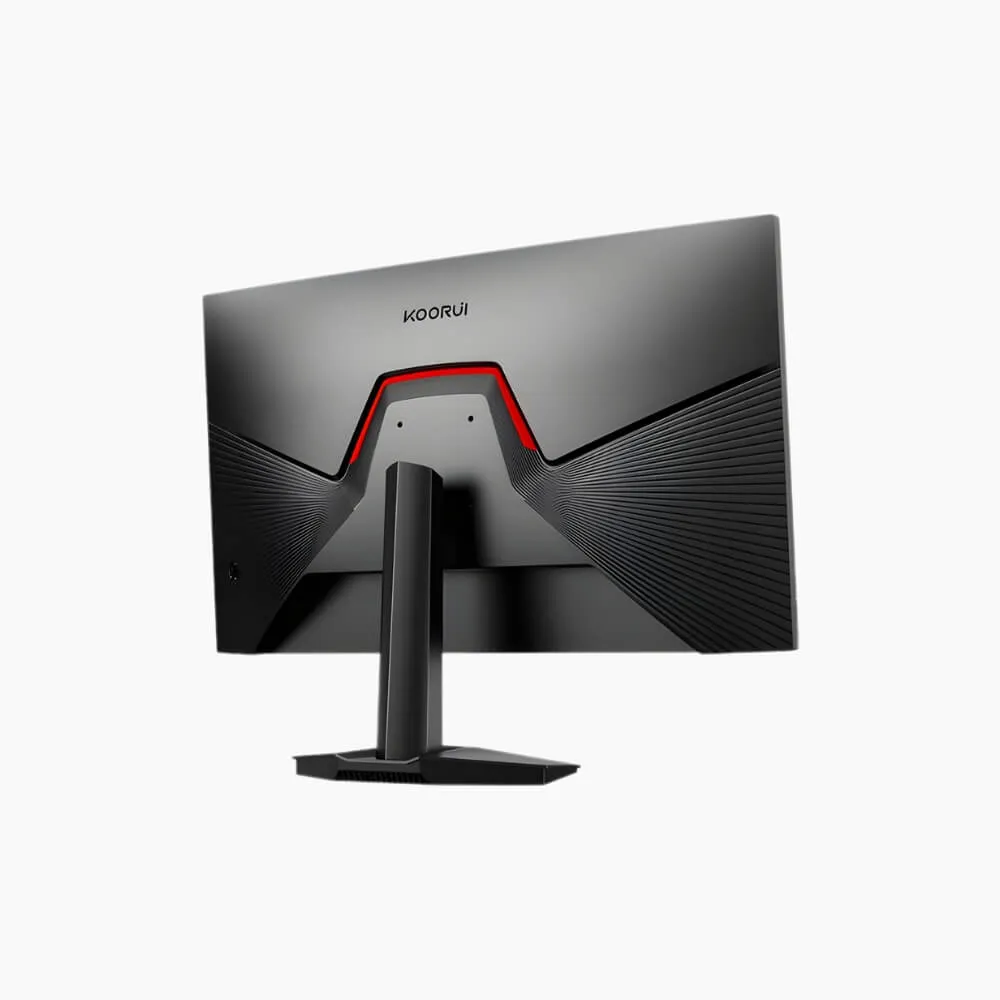 KOORUI screens KOORUI G2421V (Black & Red) 24" QHD Fast IPS 180Hz Gaming Monitor front view