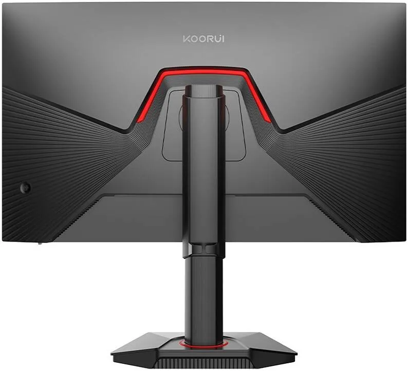 KOORUI screens KOORUI G2721E (Black & Red) 27" IPS Display, QHD Resolution, 320Hz Refresh Rate Gaming Monitor front view