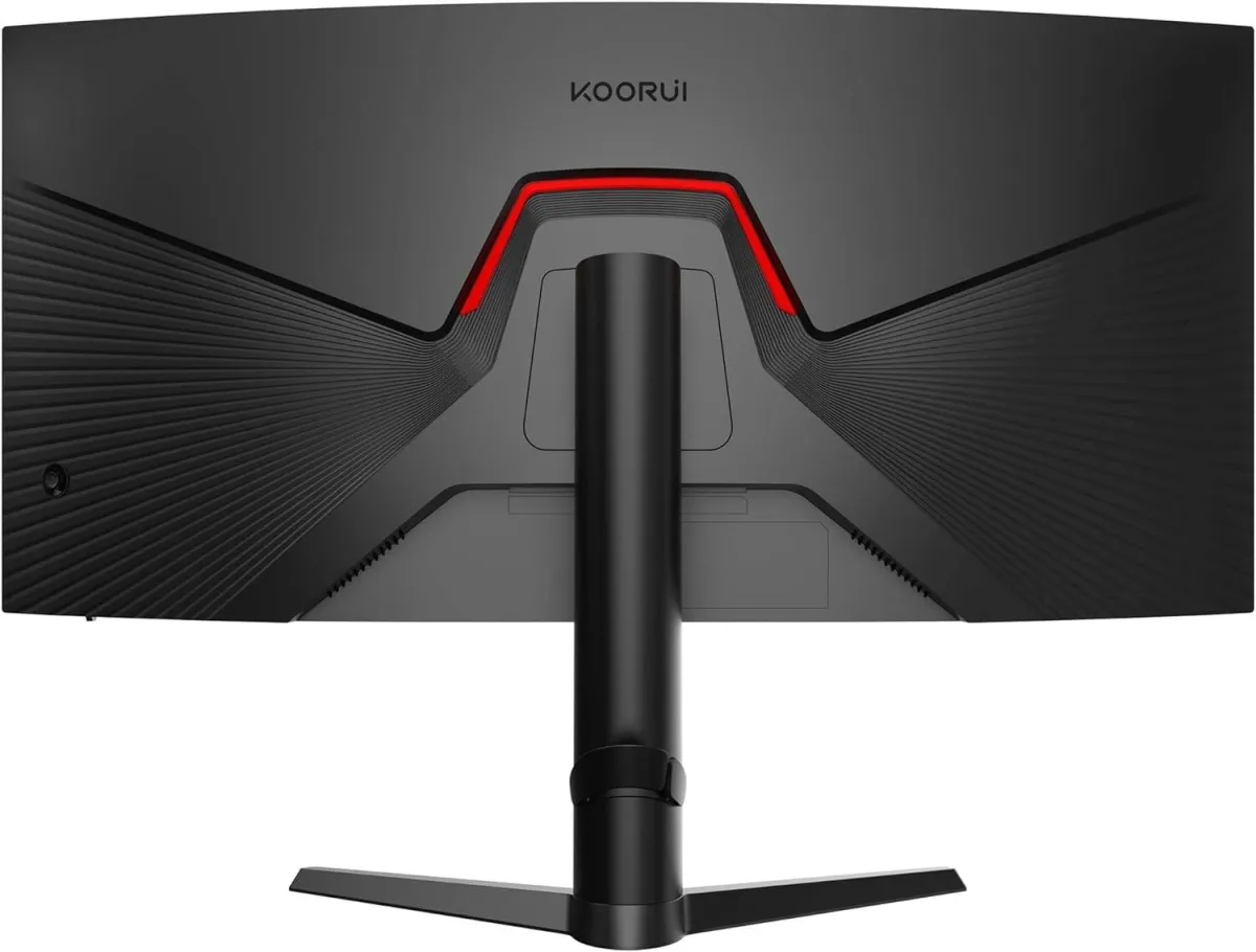 KOORUI screens Koorui 34E6UC (Black) 34" VA WQHD Curved Gaming Monitor front view