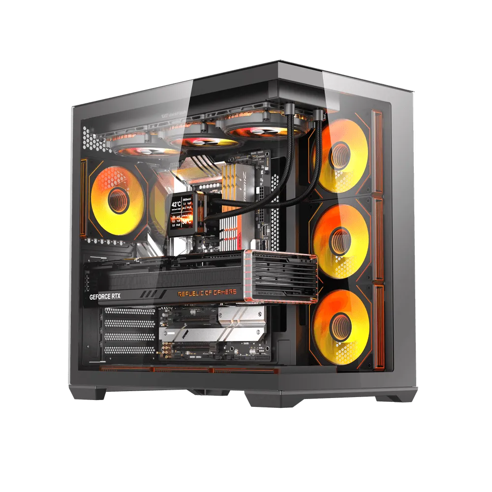 Darkflash C280 (Black) ATX Gaming PC Case price in Pakistan product image