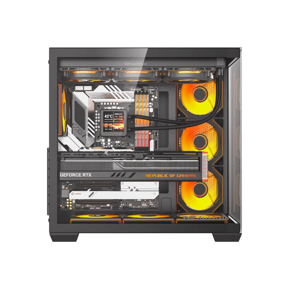 Buy Darkflash C280 (Black) ATX Gaming PC Case online in Pakistan at WaddaGamer