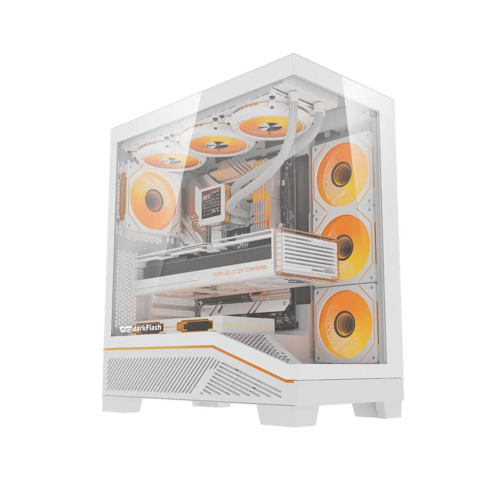 Darkflash K430 (White) ATX Gaming PC Case price in Pakistan product image