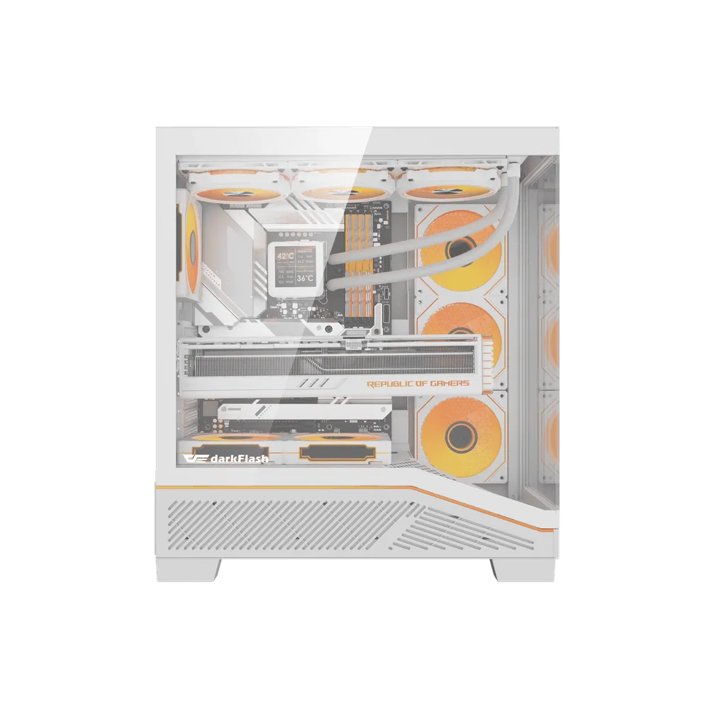 Buy Darkflash K430 (White) ATX Gaming PC Case online in Pakistan at WaddaGamer