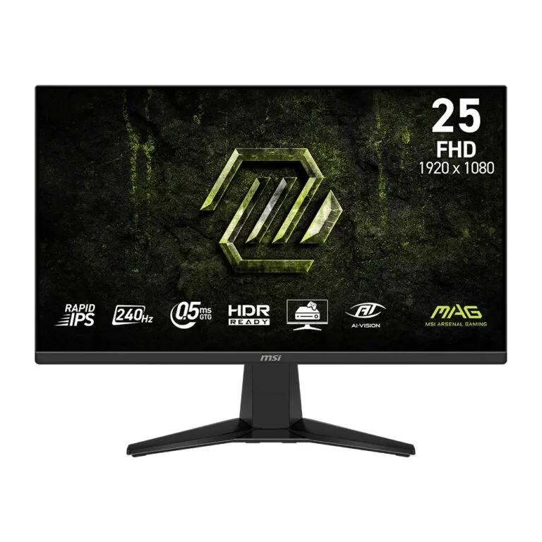 MSI MAG 255F (Black) X24 1920 x 1080 (FHD) Panel 240Hz Refresh Rate Gaming Monitor