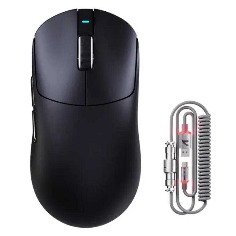 Attack Shark X8 Plus (Black) Tri-mode With C06 ULTRA Cable Wireless Gaming Mouse price in Pakistan product image