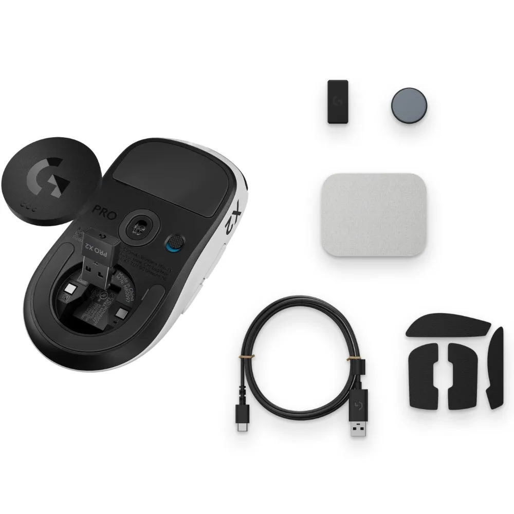Logitech G Pro X2 (Black & White) SUPERSTRIKE Wireless Gaming Mouse image 4