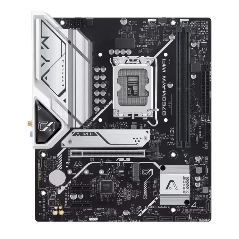 ASUS B760M-AYW (Black) WIFI Micro-ATX Motherboard