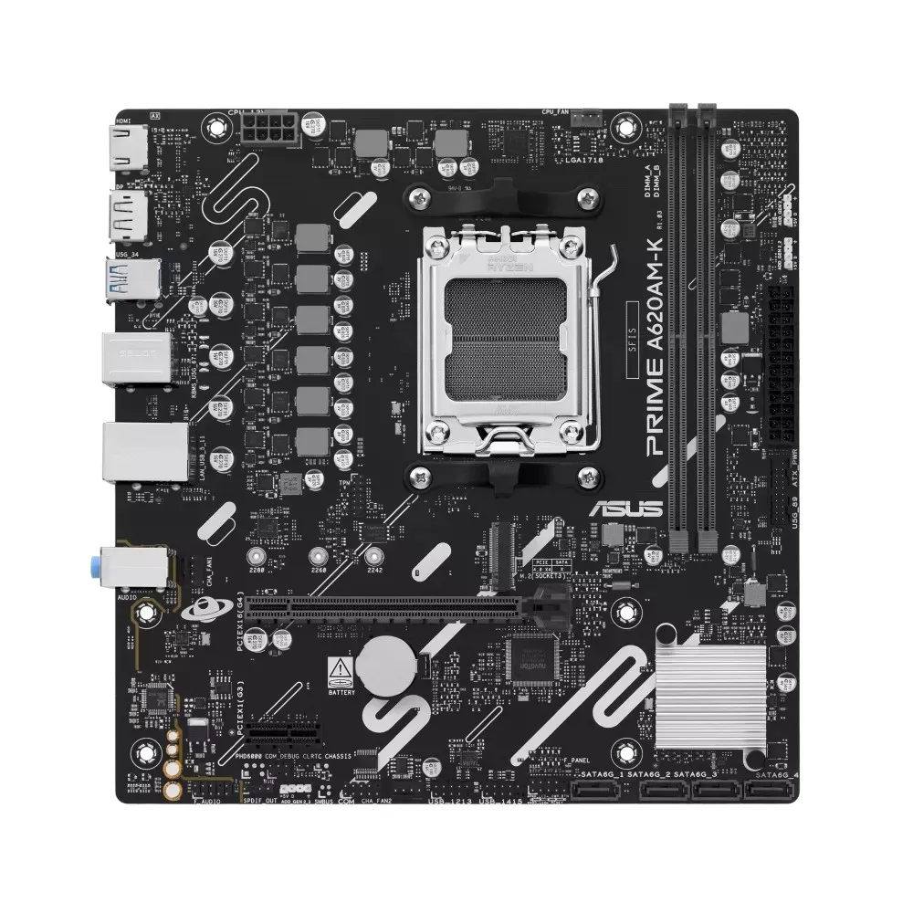 ASUS PRIME A620AM-K-CSM (Black) Micro-ATX Motherboard