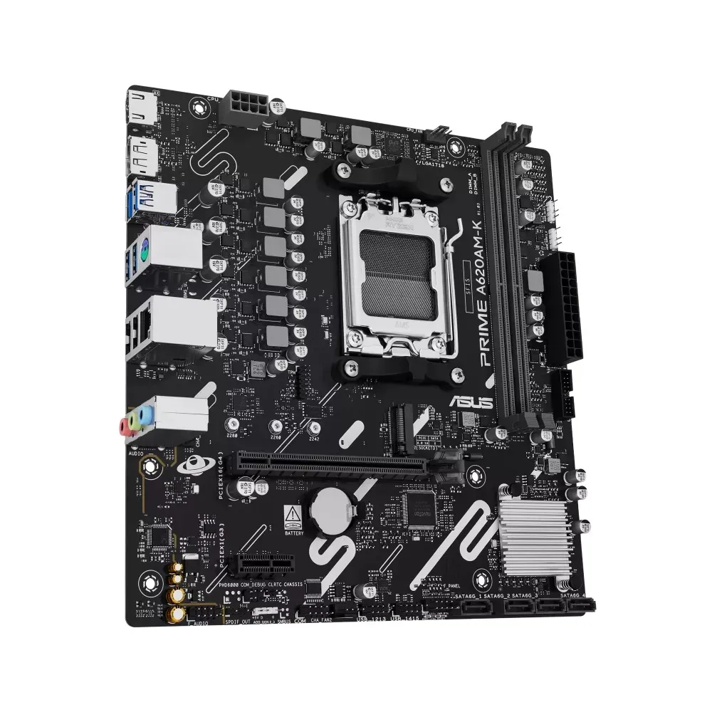 Buy ASUS PRIME A620AM-K-CSM (Black) Micro-ATX Motherboard online in Pakistan at WaddaGamer