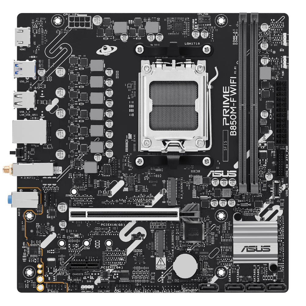 ASUS PRIME B850M-F-CSM (Black) Micro-ATX Motherboard