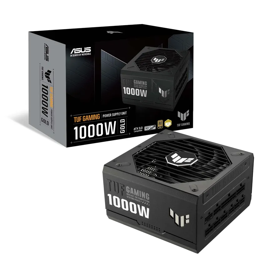 ASUS TUF 1000G EVO (Black) 1000W 80 PLUS Gold Fully Modular ATX 3.1 Power Supply