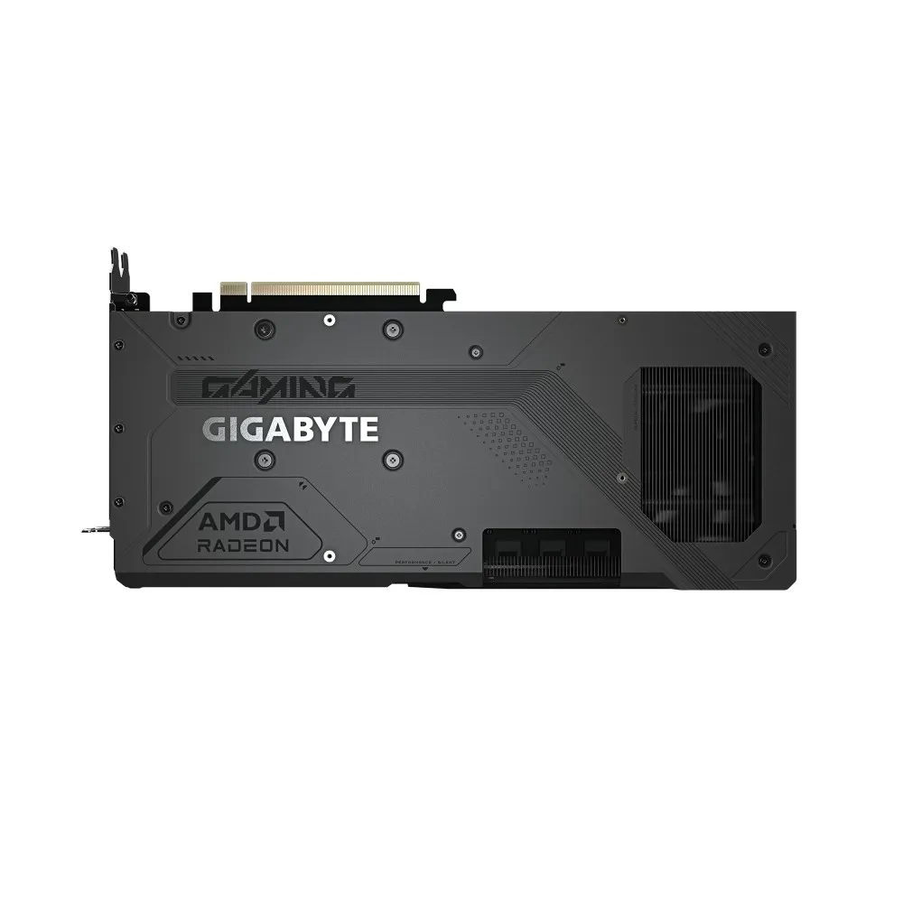 GIGABYTE pc gear GIGABYTE Radeon™ RX 9070 (Black) XT GAMING OC 16G Graphics Card front view