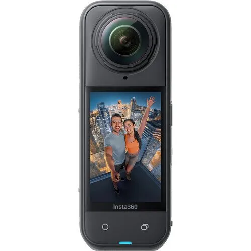 Insta360 X5 8K (Black) Dual 1/1.28″ Sensors & 8K 360° Video Waterproof Action Camera