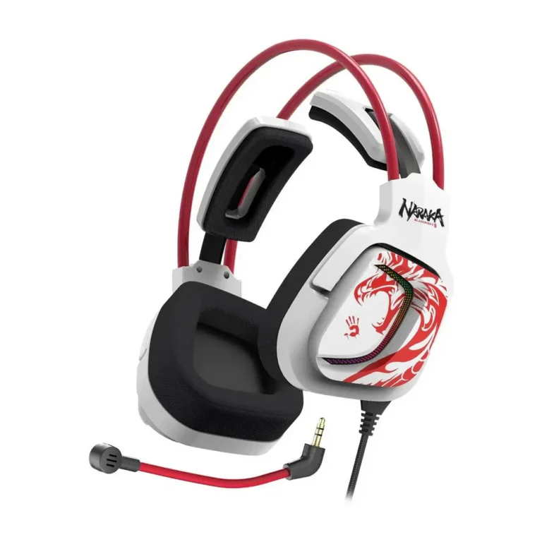 Bloody G575 (WB & Red Dragon with RGB) Naraka Edition with USB Gaming Headphone