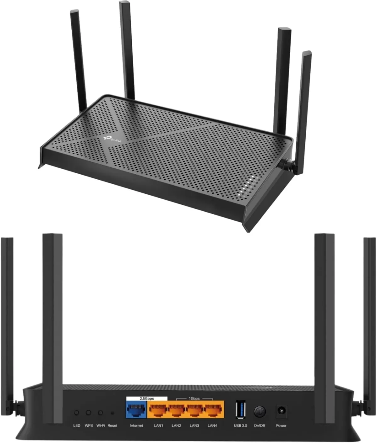 TP-Link Archer BE220 (BE3600)  Up to 3.6Gbps & Gigabit Ethernet Dual-Band Wi-Fi 7 Router image 4