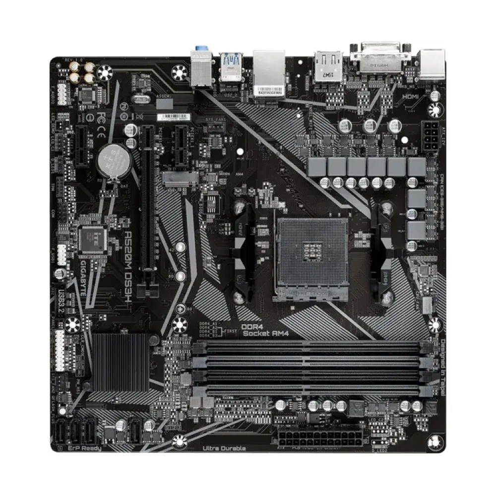 Gigabyte A520M (Black) DS3H AMD AM4 Micro-ATX Motherboard price in Pakistan product image