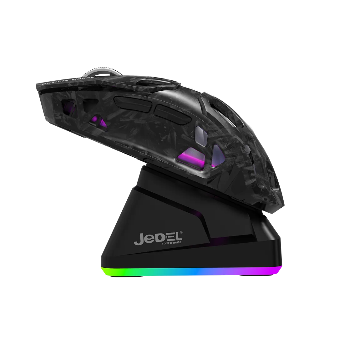 Jedel GWH-111 (Black) 6D Triple Mode with Charging Dock Professional Gaming Mouse price in Pakistan product image