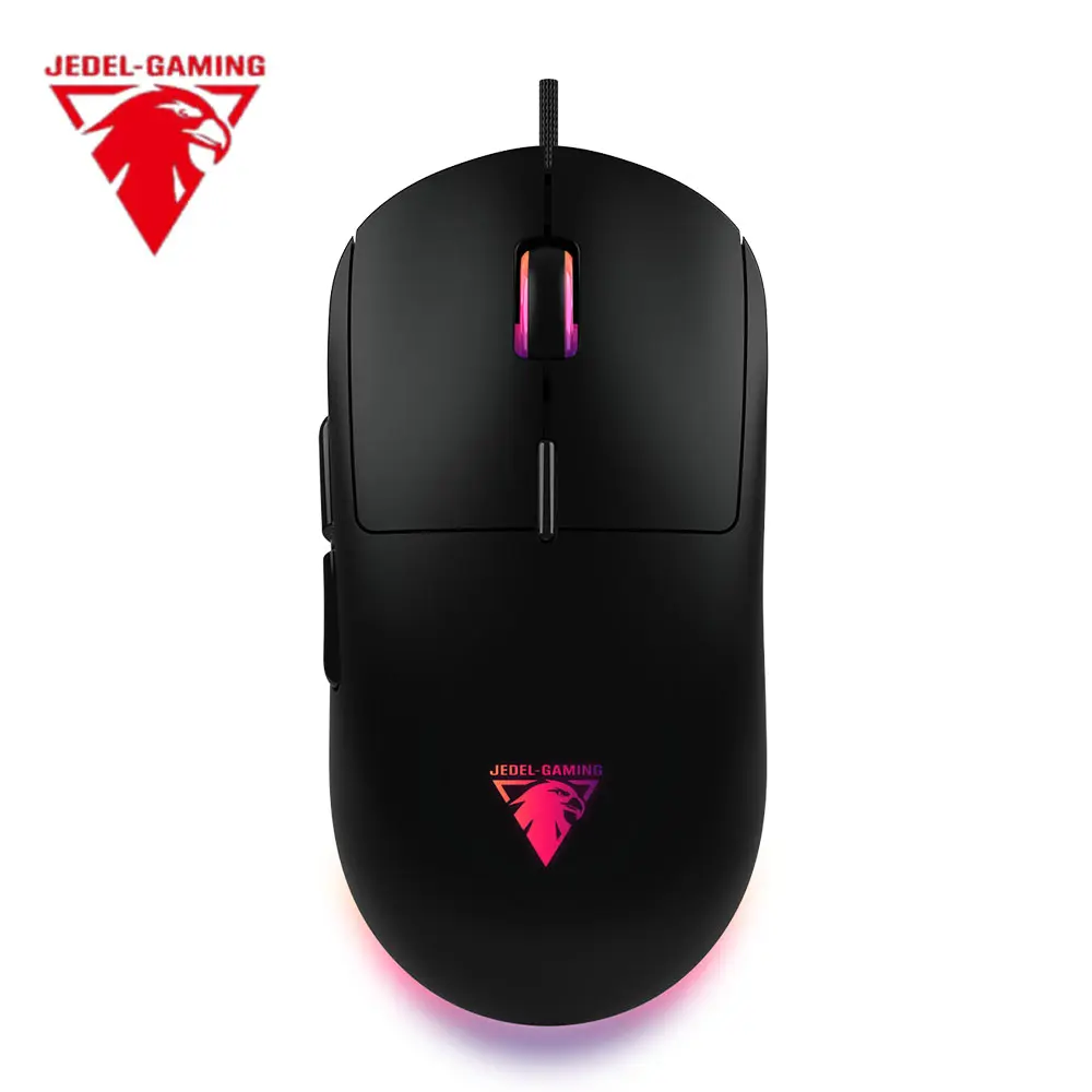 Jedel GM1402 (Black with RGB) 7D Wired Gaming Mouse price in Pakistan product image