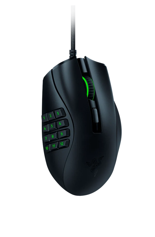 Razer pc gear Razer Naga X (Black) Wired MMO Gaming Mouse (Without Box) front view