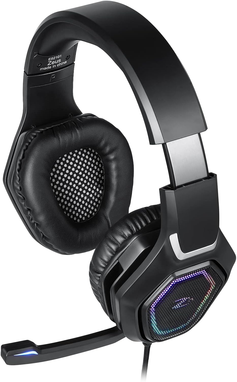 Buy Zoook Zeus (Black with RGB) Surround Sound Stereo with built in microphone Wired Gaming Headphone online in Pakistan at WaddaGamer