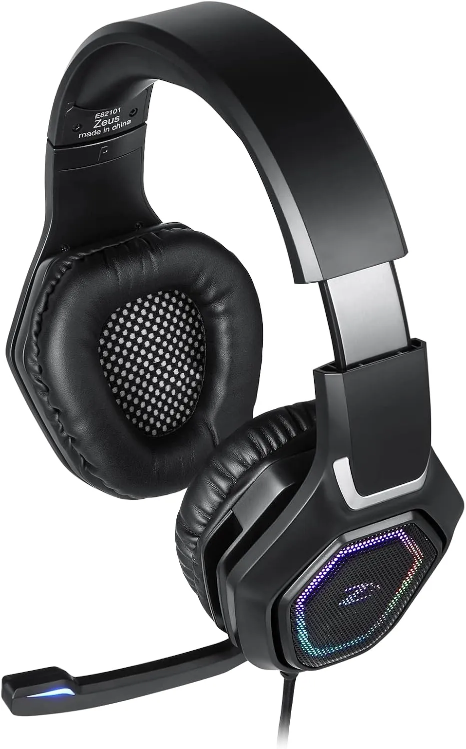 Buy Zoook Zeus (Black with RGB) Surround Sound Stereo with built in microphone Wired Gaming Headphone online in Pakistan at WaddaGamer