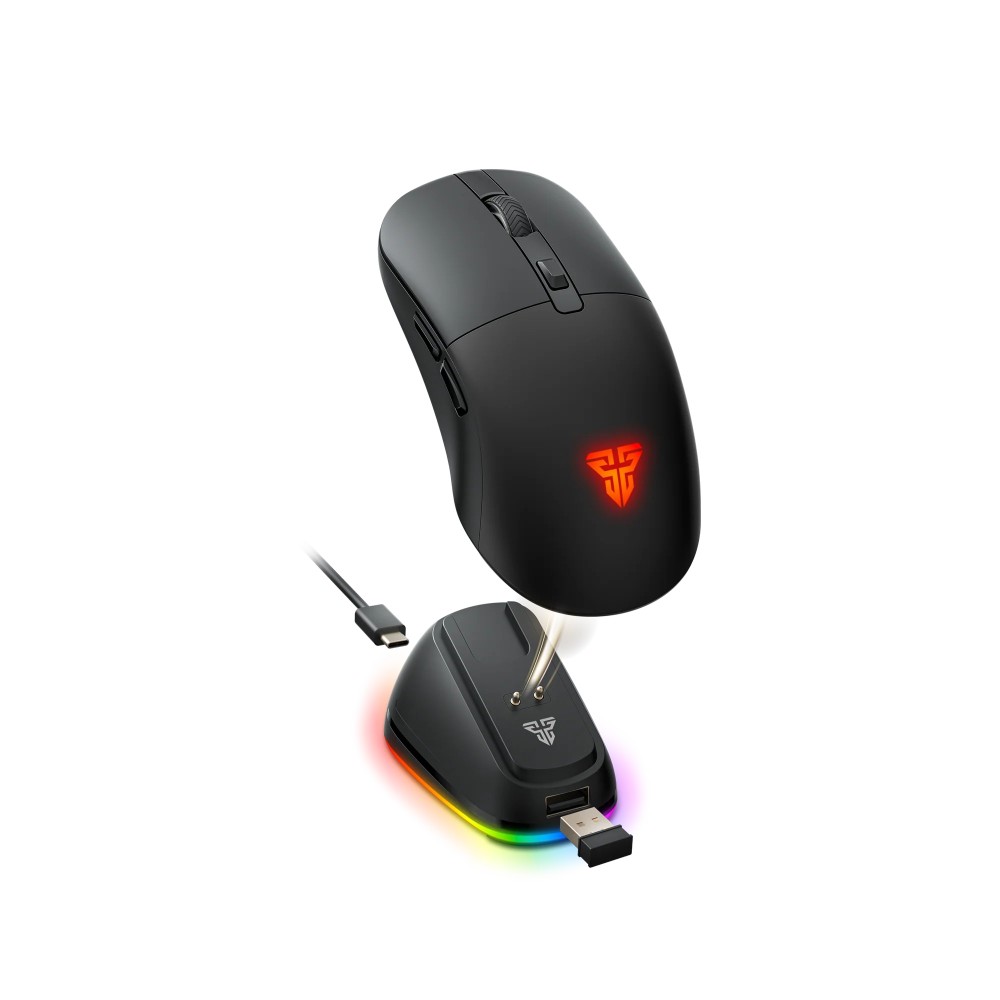 Fantech Kanata WG9RD (Black) Tri-Mode Connectivity with 88g Lightweight Wireless Gaming Mouse price in Pakistan product image